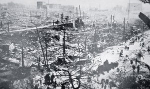 Tokyo dopo il terremoto del Kanto