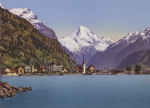 Fluelen e il Bristenstock 3074 m (foto a colori) da Photographer Swiss