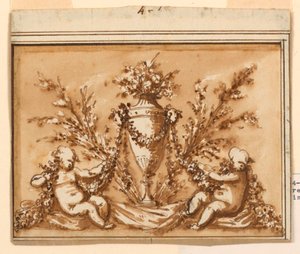 Progetto per un sopraporta da Piat Joseph Sauvage