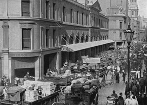 Mercato di Billingsgate, Città di Londra da Pictorial Agency