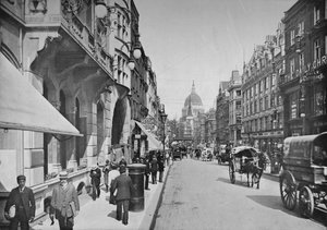 Fleet Street, Città di Londra, c1900 1911 da Pictorial Agency