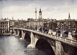 Ponte di Londra, Città di Londra, 1911 da Pictorial Agency