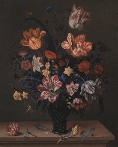 Tulipani e altri fiori in una stanza da Pictufy