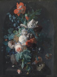 Vaso con fiori di Jan Van Huysum da Pictufy