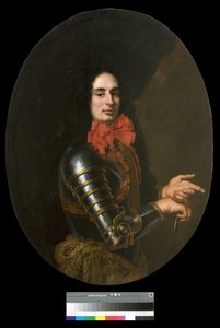 Ritratto di un Gentiluomo con Armatura e sciarpa rossa da Pier Francesco Cittadini