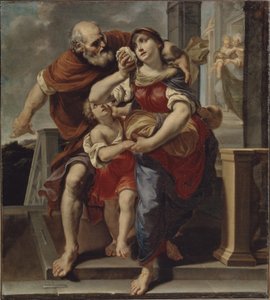 Agar lascia la casa di Abramo da Pier Francesco Mola