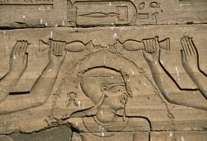 Bassorilievo, Tempio di Kalabsha, Aswan, civiltà egizia da Blaise Nicolas Le Sueur