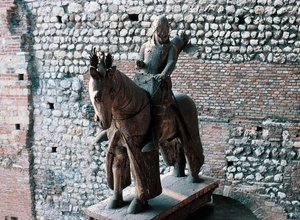 Statua equestre di Cangrande I della Scala, Castelvecchio, Verona da Blaise Nicolas Le Sueur