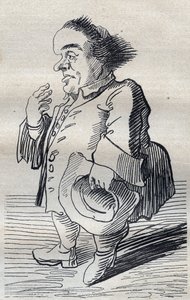 Un pensatore profondo - Caricatura di Pier Leone Ghezzi (1674-1755) - 1740 da Pier Leone Ghezzi