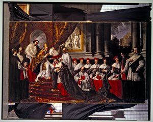 Incoronazione di Papa Clemente e Innocenzo VIII da Pier Leone Ghezzi