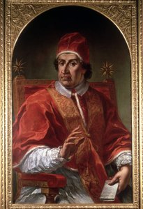 Ritratto di Clemente XI (1649 - 1721) di Pier Leone Ghezzi. Museo di Roma, Roma da Pier Leone Ghezzi