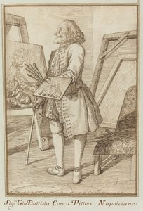 Signore Sebastiano Conca, pittore napoletano da Pier Leone Ghezzi