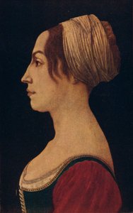 Donna in verde e cremisi, XV secolo 1906 da Piero del Pollaiolo