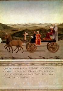 Dittico del trionfo di Federico da Montefeltro e Battista Sforza (dettaglio)