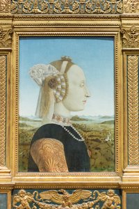 Ritratti della duchessa di Urbino, Battista Sforza da Piero della Francesca