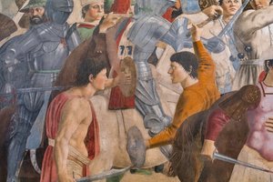 La battaglia di Eraclio e Cosroe (dettaglio) da Piero della Francesca