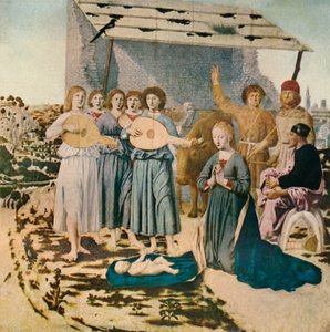 La Natività, c1470 da Piero della Francesca