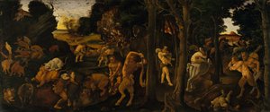 Una scena di caccia