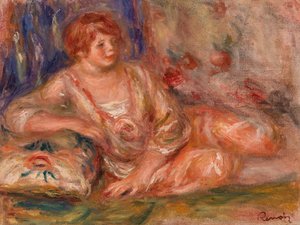 Andrée in Rosa, Distesa da Pierre-Auguste Renoir