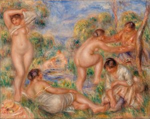 Gruppo di bagnanti da Pierre-Auguste Renoir