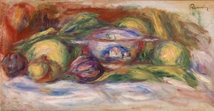 Ciotola, fichi e mele da Pierre-Auguste Renoir
