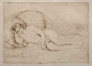 Donna nuda sdraiata da Pierre-Auguste Renoir