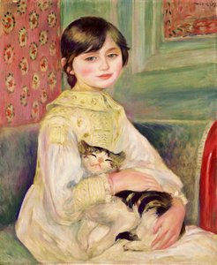 Julie Manet, conosciuta anche come la Bambina Gatto da Pierre-Auguste Renoir