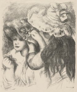 Fissare il cappello da Pierre-Auguste Renoir