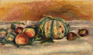 Natura morta con melone da Pierre-Auguste Renoir