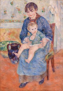 Giovane Madre da Pierre-Auguste Renoir