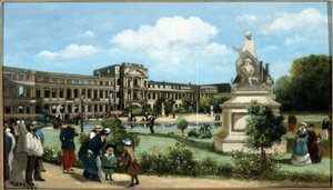 Le rovine del Palazzo delle Tuileries, dopo l