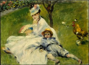 Madame Monet e suo figlio