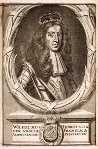 Re Guglielmo III (1650-1702) da Pierre  Mortier