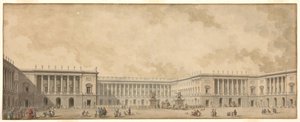Primo progetto di ricostruzione del Palazzo di Versailles presentato a Re Luigi XVI, c. 1785