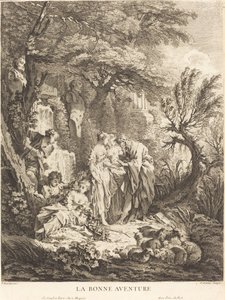La Buona Ventura, 1738 da Pierre Alexandre Aveline