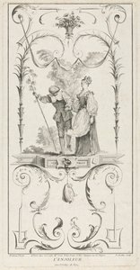 Il lusingatore, arabesco da Pierre Alexandre Aveline