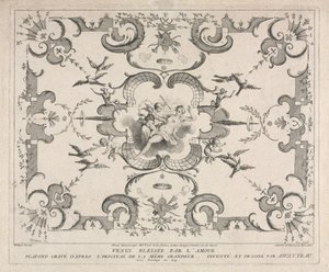 Venere ferita da Cupido da Pierre Alexandre Aveline