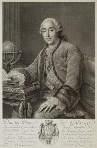 Ritratto del principe Dmitriy Mikhailovich Golitsyn 1721-1793, 1762 da Pierre Alexandre Tardieu