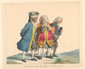 Amici del college a passeggio da Pierre Alexandre Wille