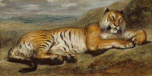 Tigre a riposo, c. 1830