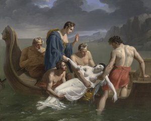 La Morte di Saffo da Pierre Antoine Augustin Vafflard