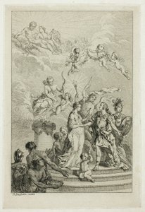 Allegoria del matrimonio del Delfino Luigi con l