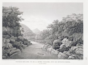 Nuova Olanda: Vista del fiume Waragamba nelle Blue Mountains, da 
