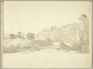 Paesaggio panoramico italiano da Pierre Antoine Mongin