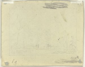 Foglio di schizzi da Pierre Antoine Mongin