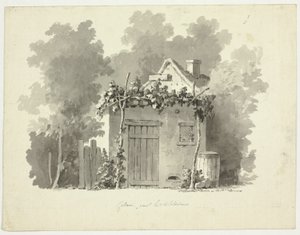 Vista sul parco di Versailles: Cabina rustica