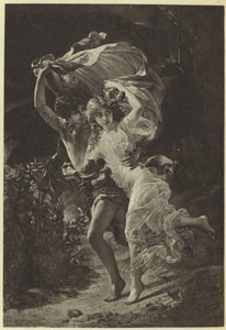 La tempesta di Pierre Auguste Cot da Pierre Auguste Cot