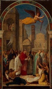 Processione di San Carlo Borromeo durante la peste di Milano da Pierre Auguste Pichon