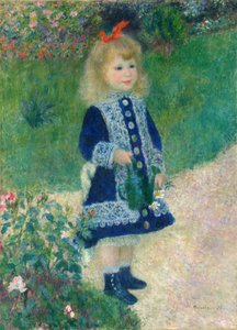 Una ragazza con un annaffiatoio, 1876