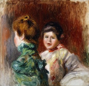 Schizzo delle teste di due donne, 1895